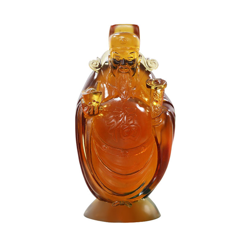 Szklane ozdoby boga bogactwa