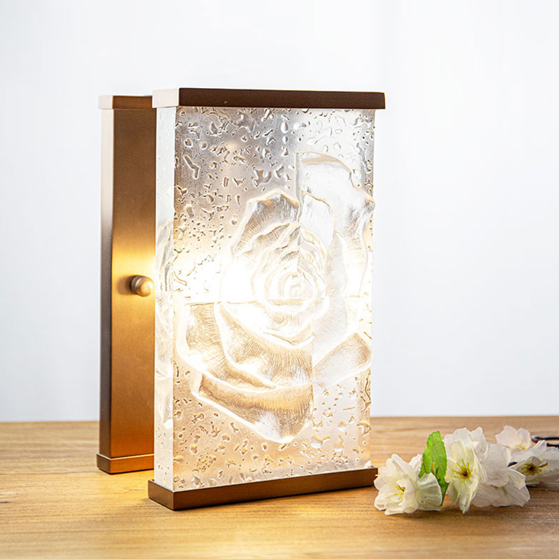 Dekoracyjne ozdoby do lamp prostokątnych, przeszklonych