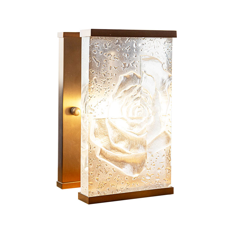 Dekoracyjne ozdoby do lamp prostokątnych, przeszklonych