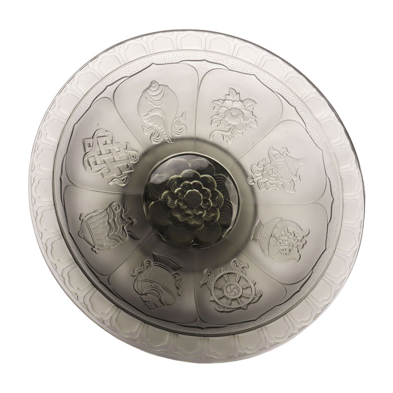 Miska na owoce z szarej glazury