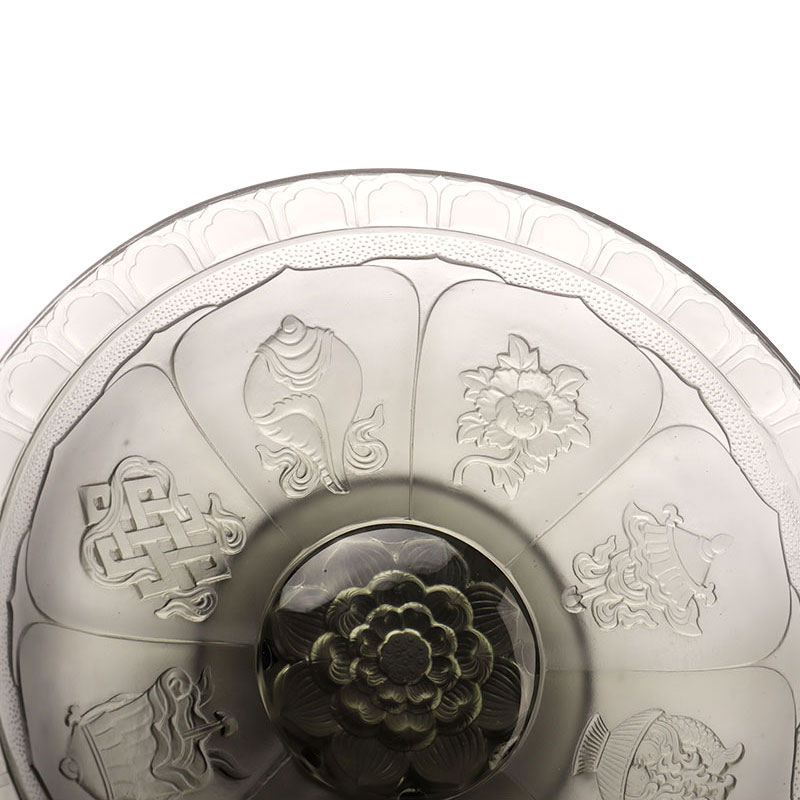 Miska na owoce z szarej glazury