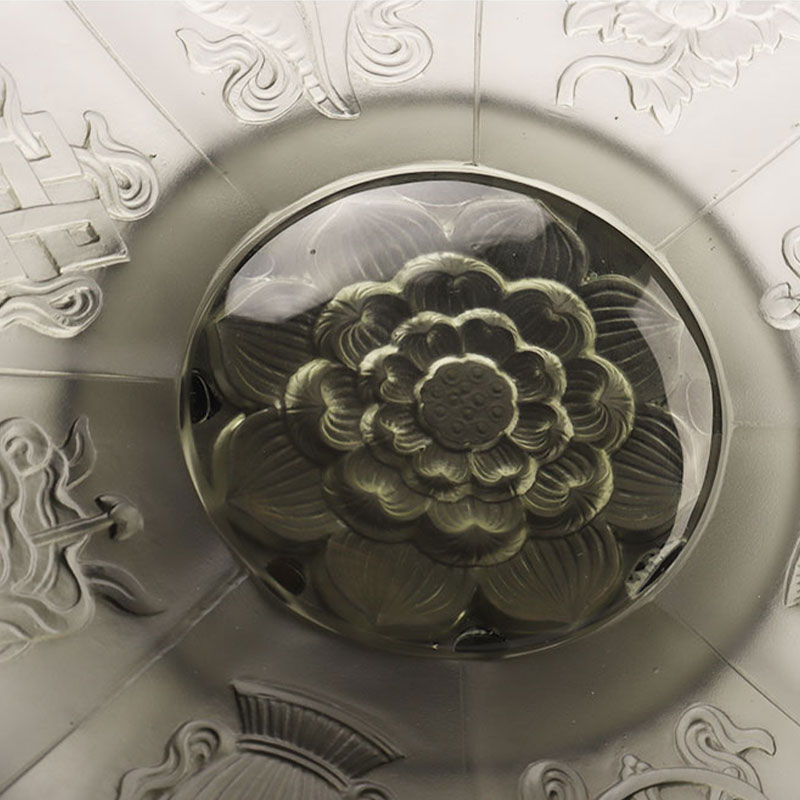 Miska na owoce z szarej glazury