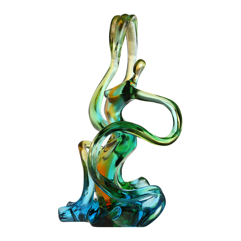 Ozdoby do dekoracji wnętrz z kolorowego szkła