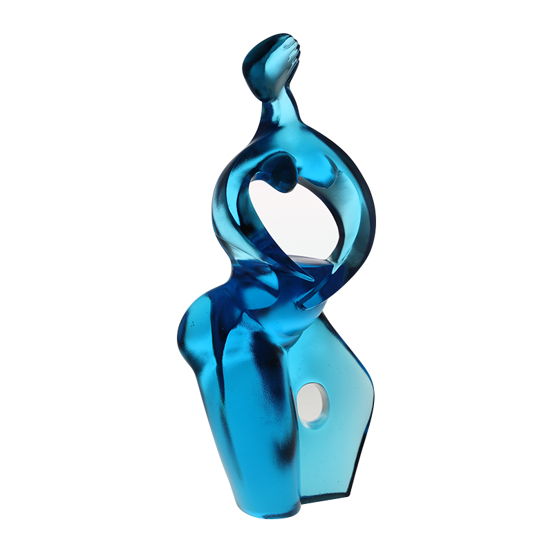 Ozdobne figurki artystyczne w kolorze czystego błękitu Artemidy