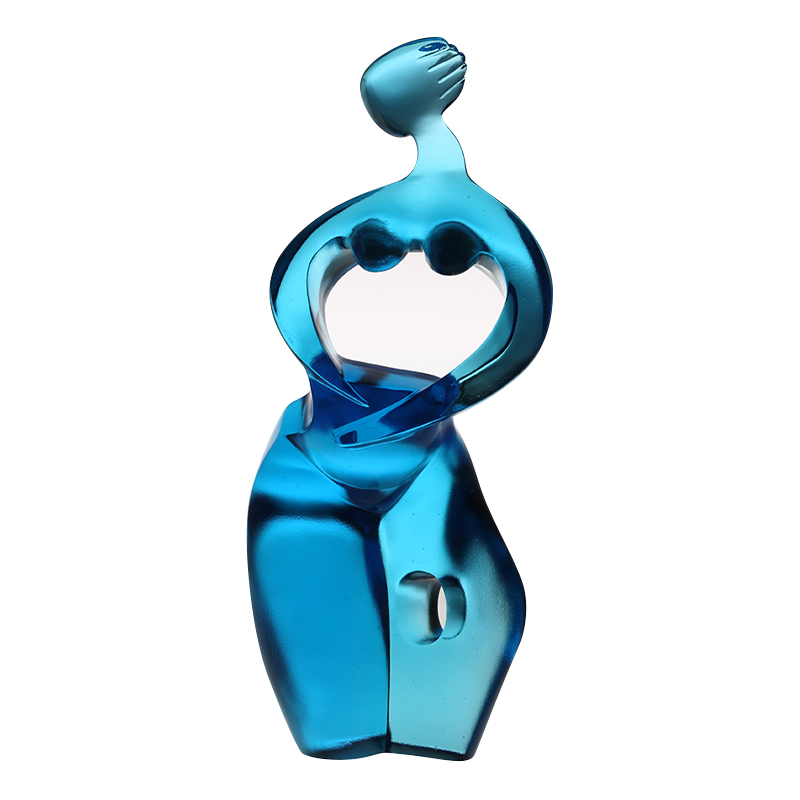 Ozdobne figurki artystyczne w kolorze czystego błękitu Artemidy