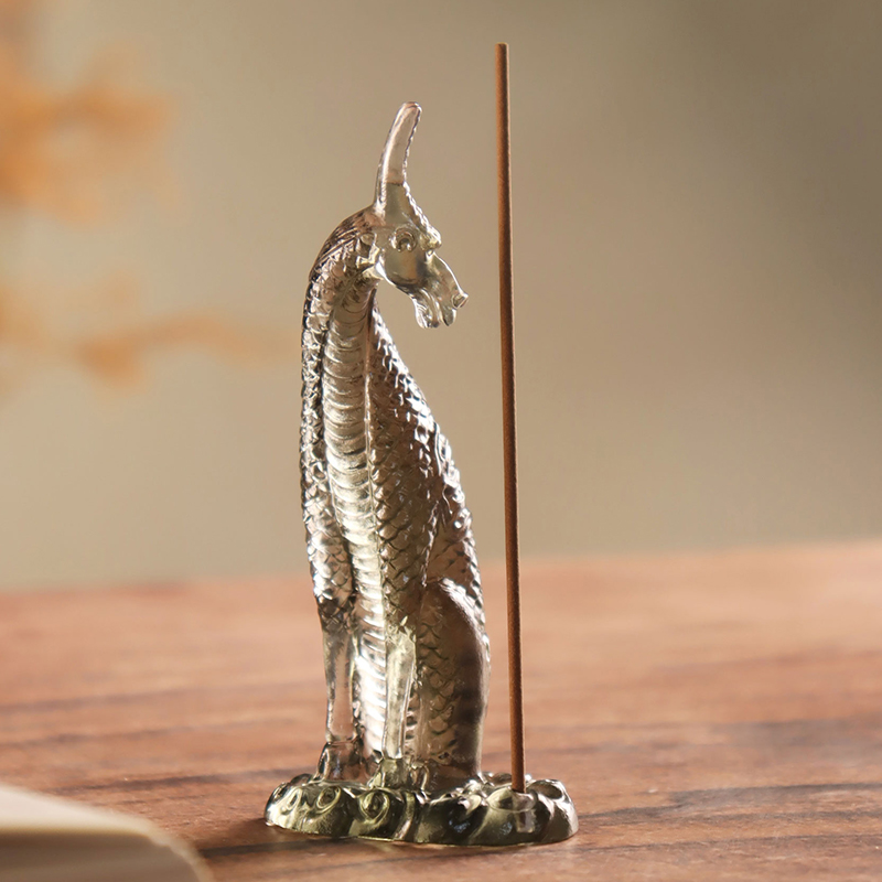 Szklany uchwyt na kadzidełko Kirin