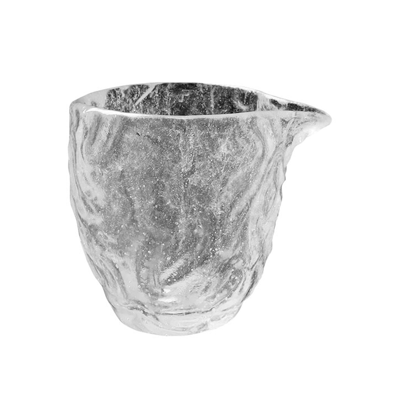 Zestaw przezroczystych szklanych filiżanek do herbaty w kształcie bąbelków do użytku w biurze domowym