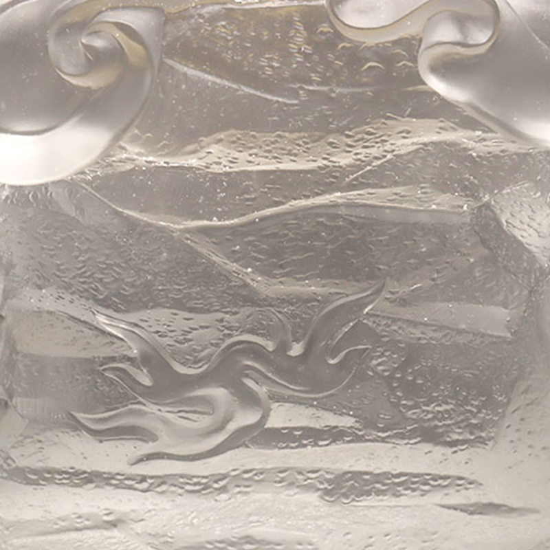 Szklana statua bodhisattwy Ksitigarbhy